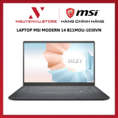 Laptop MSI Modern 14 B11MOU-1030VN i3 1115G4 8GB 256GB 14 FHD 60Hz Win 11