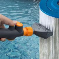 Pool Filter Cleaner Clean Brush Mini Handheld Swimming Pool Cleaning Accessories Hot Tub Filter Element Flushing Tool Brush