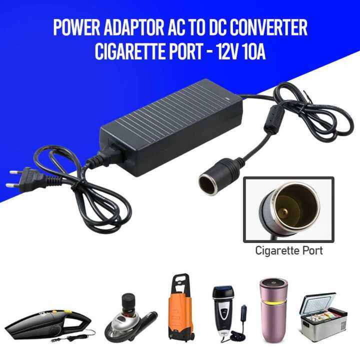 Adaptor Power Supply V A Converter Ac To Dc V A Cigarette Port Lazada Indonesia