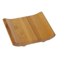 Natural Bamboo Soap Holder Dish Bathroom Shower Plate Stand Storage Box Rack Soap Dishes