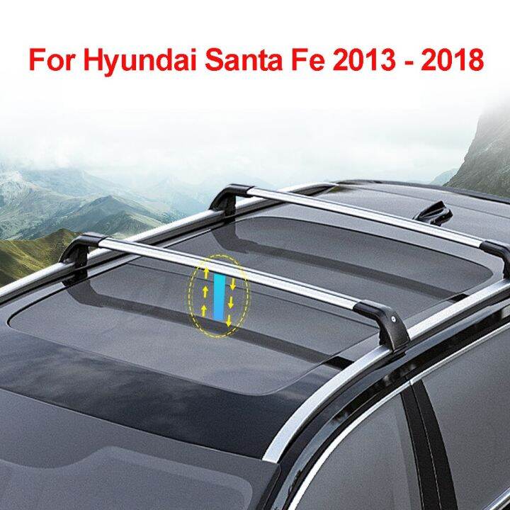 cod Car Roof Bars For Hyundai Santa Fe 2013 2014 2015 2016 2017 2018