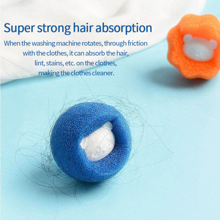 [COD]3pcs Magic Laundry Ball Washing Machine Cleaning Balls Hair