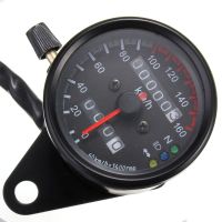 LED รถจักรยานยนต์ Speedometer เครื่องวัดระยะทางสกู๊ตเตอร์ Backlit Dual Speed Meter Moto Night อ่านความเร็วเครื่องมือ Universal