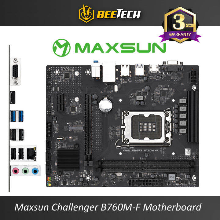 Maxsun Challenger B760M-F D4 Motherboard | Lazada