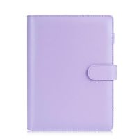[HOT BYIIIXWKLOLJ 628] A5 PU Leather Binder Budget 6 Ring Notebook With Stylish Design Personal Organizer Binder Cover With Magnetic Buckle Closure