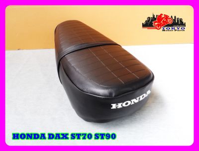 HONDA DAX ST70 ST90 "BLACK" COMPLETE DOUBLE SEAT // เบาะ เบาะรถมอเตอร์ไซค์  สีดำ หนังพีวีซี สวยมาก สินค้าคุณภาพดี