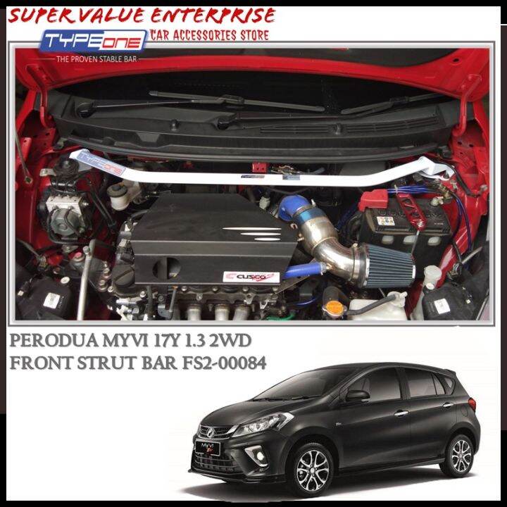 Perodua Myvi 18 Type One Safety Bar Front Strut Bar Rear Lower Bar Rear