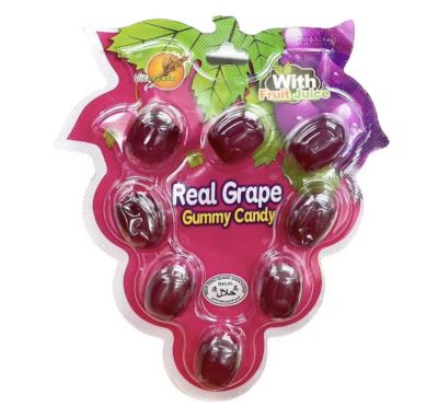 🍇 Real Grape Gummy Candy | เยลลี่องุ่น เรียล เกรฟ กัมมี่ แคนดี้ | 1 แพ็ค 42g