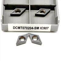 DCMT070204-SM IC907 IC908 CNC Lathel Carbide Inserts D C M T 0702 เครื่องมือกลึงภายใน