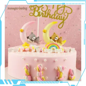 Build A Bear Collectors Pink Birthday Cake Bear Happy Celebration