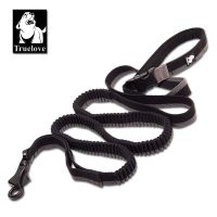 Truelove Dog Running Bungee Leash Hand-held Waistworn Adjustable Nylon Elastic Retractable Dog Leads for Running Jogging Walking