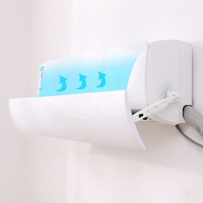 เครื่องปรับอากาศ Wind Deflector Shroud Bedroom ติดผนัง Baby Universal Anti-Straight Blowing Air Conditioning Windshield