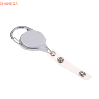 ?【Lowest price】CHANGDA 1pcs Retractable Reel ดึงคีย์บัตรประชาชนป้ายแท็กคลิปยึด carabiner สไตล์