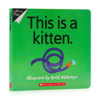 No way series no way! This is a kitten English original picture book cardboard flipping Book Childrens English Enlightenment picture book parent-child reading scholastic Music Publishing