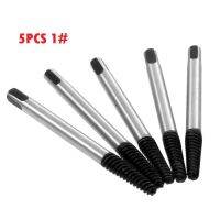 สกรูเกลียวซ้าย Extractor Steel 1 #4-6Mm 4Mm 5Pcs อุปกรณ์เสริมสะดวก