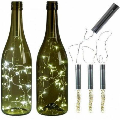 Hot 11.52M LED Cork รูปขวดไฟขวดไวน์ Starry String Light สำหรับเทศกาลงานแต่งงาน Xmas Party Decor Fairy Night ไฟ