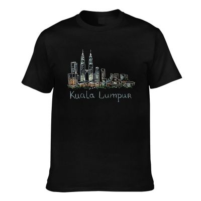 Daily Wear Kuala Lumpur Kl Panorama At Night Mens Short Sleeve T-Shirt
