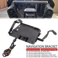 Navigation Bracket For Ducati Multistrada V2 2020-2023 MTS 950 1200 S 1260 Enduro Motorcycle GPS Navigate Phone Wireless Charger