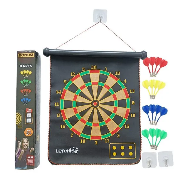 Dart Board Darts Suit Double Sided Flocking Dartboards Darts
