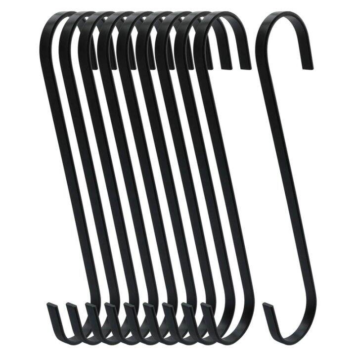 10 Pack Extra Large 10 Inch Long S Hooks for Hanging Plant,Basket,Tree
