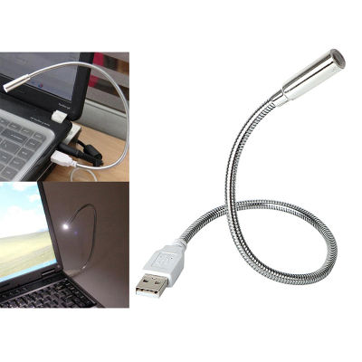 [Free shipping]1Pc Portable pocket USB keyboard flexible light PC notebook laptop LED lamp read