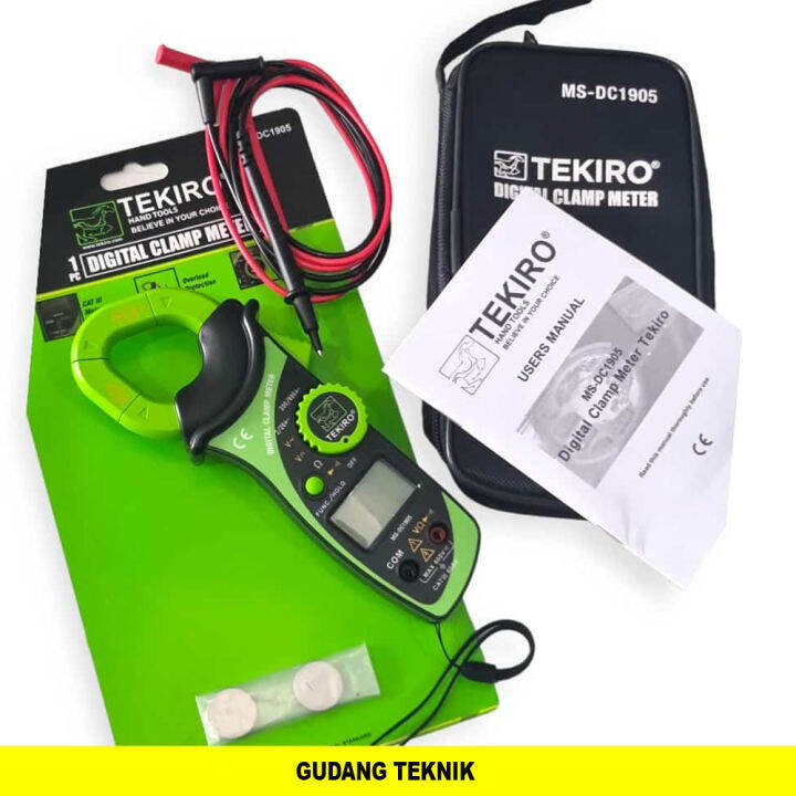 Digital Clamp Meter / Tang Ampere Digital MSDC1905 Japan Tekiro