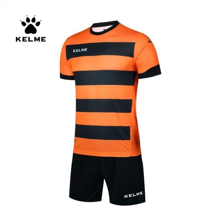 kelme-ชุดชุดฟุตบอลร้านเรือธงสำหรับผู้ใหญ่แขนกางเกงฝึกชุดแข่งขันเจอร์ซีย์งานตามสั่ง