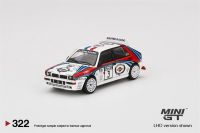 มินิ GT 1:64 Lancia Delta HF Integrale Evoluzione 1992แรลลี่มาร์ตินี่ดายแคสต์ขนาดเล็กโมเดลรถยนต์คอลเลกชันขนาดเล็ก