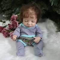 hot！【DT】ↂ✕  12in Reborn Lifelike Figure Interaction Vinyl Baby that Real w/ Eyes-Closed