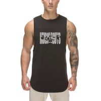 ออกกำลังกายตาข่ายฟิตเนสเสื้อกล้ามกีฬา MensTank Top Gym Stringer เสื้อผ้าเสื้อกล้ามเพาะกายเสื้อกั๊กแขนกุดเสื้อยืดลายกล้ามเนื้อ