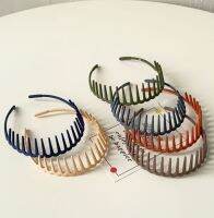 CHA DAR Hairbands ที่คาดผม สไตล์เกาหลี รุ่น ฟันปลา พลัส มี 5 สี ที่คาดผมแฟชั่นสไตล์เกาหลี ใช้คาดผม ยึดหยุ่นสูง แตกหักยาก