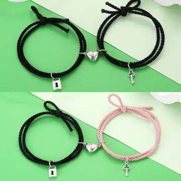 Lock and Key Bracelets for Couple, Set of 2 - SunnyArmenia