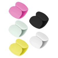 Cute Winder Wire Straps Holder Round Clips for Data Cable Earphone Wrap Storage 4Pcs 4 Solid Color Home Office Desk Tidy LX0B