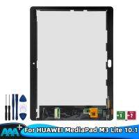 BAH-AL00 Huawei Mediapad M3 Lite 10หน้าจอ LCD สำหรับ10.1นิ้ว BAH-W09สัมผัสหน้าจอ LCD BAH-L09หน้าจอดิจิตอลประกอบแท็บเล็ต