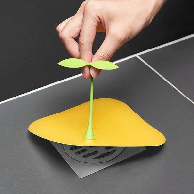 Silicone Floor Drain Deodorant Shower Cover Bathroom Siphon for Sink Insect Seal Household Anti Odor Sewer Strainer Toilet Pad  by Hs2023
