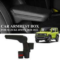 Car Storage Box PU Leather Central Armrest Box for Suzuki Jimny JB64W JB74W 2020 2021 Interior Accessories