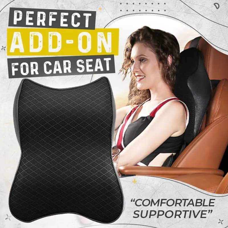 Car Seat Headrest Pad 3d Memory Foam Pillow Head Neck Pain Relief