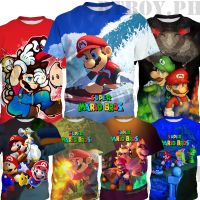 Mario T-Shirt  For Kids Dragon Shirts 3-13 Years  Party Casual Top