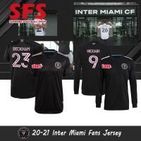 shot goods 【SFS】Top Quality David Beckham Inter Miami Jersey Football SOCCER Black Away 21-22