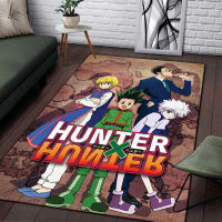 อะนิเมะ Hunter X Hunter พรมสำหรับห้องนั่งเล่นตกแต่งบ้านโต๊ะกาแฟพรมพื้นที่ขนาดใหญ่ชายห้องแผ่นปูพื้นระเบียงพรม