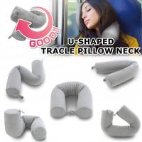 Twist Travel Pillow Neck  U-Shaped Twist Memory Foam Neck Pillow Support Pillow  for Adult Airplane Traveling Bus Train Office Travel pillows