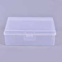 2Pcs/set Transparent Rectangular PP Storage Box Transparent Plastic Boxes Playing Cards Container Storage Poker Case