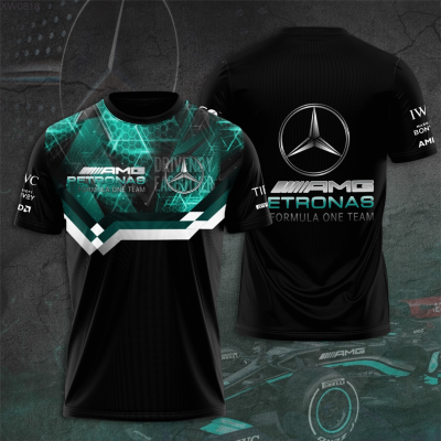 Petronas (สต็อกเพียงพอ) For Mercedes-AMG F1 Racing Teams Men Summer T-shirt 2023 New Sports Bens Children Clothes Tees คุณภาพสูง size:S-5XL