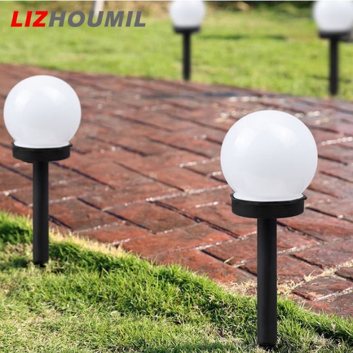 lizhoumil-ไฟสนามหญ้าหลอดไฟให้แสงสว่าง-led-พลังงานแสงอาทิตย์-ไฟตกแต่งสวนพลังงานแสงอาทิตย์โคมไฟสนามหญ้าสีขาวโคมไฟทางเดินกันน้ำ