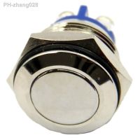 【YF】❐✜﹉  12mm 16mm 19mm 22mm Metal Momentary Push 1NO ON OFF Industrial Car