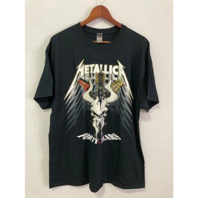 เสื้อวง Metallica ของแท้ มือ 1 size XL (ตำหนิป้ายขาด) 550 รวมส่ง