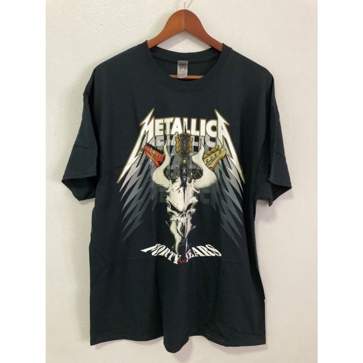 เสื้อวง-metallica-ของแท้-มือ-1-size-xl-ตำหนิป้ายขาด-550-รวมส่ง