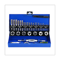 32PCS HSS Tap and Die Set Metric Wrench Cut M3-M12 Hand Threading Tool Tungsten Carbide Tap Die Screw Thread Making Tool Thread Making Tool Bit Set