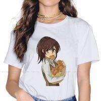 เสื้อยืดพิมพ์ลายแฟชั่น เสื้อยืด พิมพ์ลาย Sasha Feminine Attack on Titan Shingeki no Kyojin สไตล์วินเทจ สําหรับผู้หญิง  5SAY