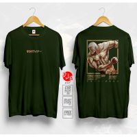 ใหม่ ARMORED TITAN REINER BRAUN SHINGEKI NO KYOJIN BAJU ญี่ปุ่น ANIME MANGA เสื้อยืด DJA CLOTH 2023